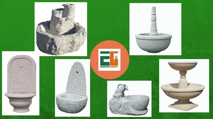 Fontane in pietra: elementi preziosi nell